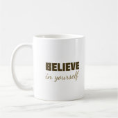 Motivational Mug “Believe in Yourself” – Inspirati Koffiemok (Links)