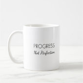Motivational Mug – “Progress, Not Perfection” Koffiemok (Links)