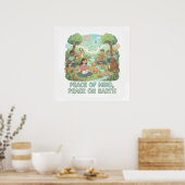 Motivational Peace of Mind, Peace on Earth Design Poster (Keuken)
