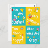 Motivational Phrases Typography - Plakken Briefkaart (Voorkant / Achterkant)