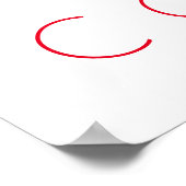 Motivational Pop Art Courage Wolf Black White Poster (Hoek)