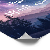 Motivational Poster with Starry Night Sky (Hoek)