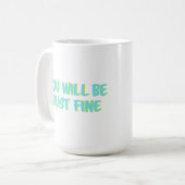 Motivational Quote and Encouragement-Block Letters Koffiemok (Voorkant links)