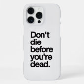Motivational Quote iPhone16 Case iPhone Hoesje (Achterkant)