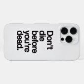 Motivational Quote iPhone16 Case iPhone Hoesje (Achterkant horizontaal)