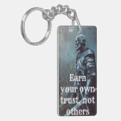 Motivational Quote Keyring | Positive Gift for Fri Sleutelhanger (Voorkant Links)