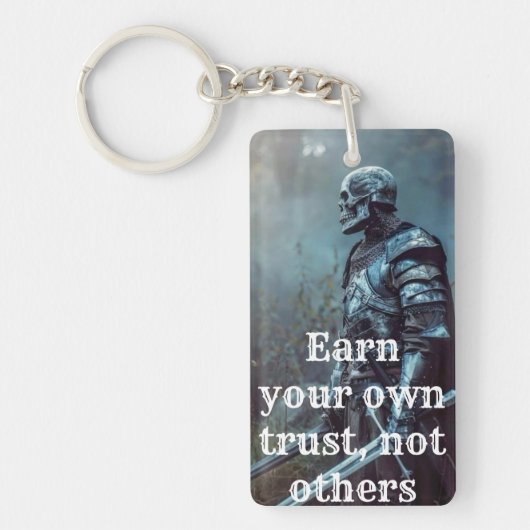 Motivational Quote Keyring | Positive Gift for Fri Sleutelhanger (Voorkant)