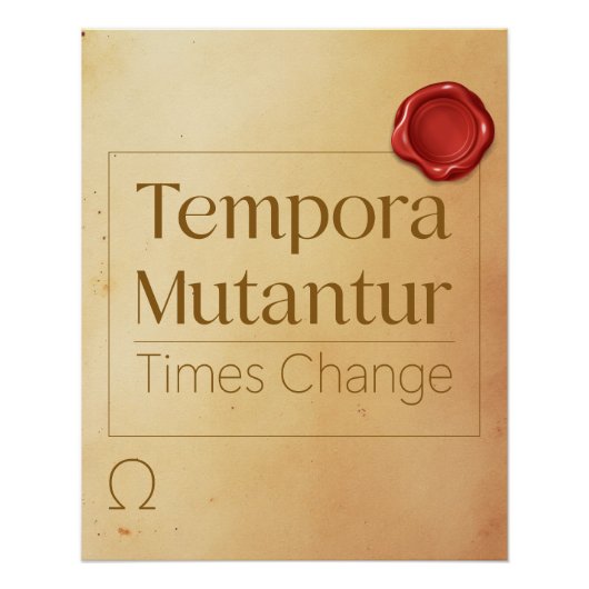 Motivational Quote - Latin Poster Art (Voorkant)