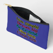 Motivational Quote Live Simply Dream Give Love Etui (Open)