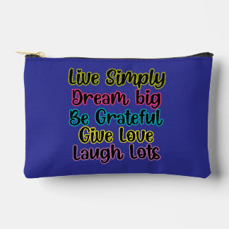 Motivational Quote Live Simply Dream Give Love Etui