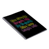 Motivational Quote Live Simply Dream Give Love Notitieboek (Rechterzijde)