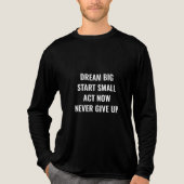 Motivational Quote Long Sleeve Shirt – Unisex Tri- (Voorkant volledig)