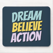 Motivational Quote Mousepad Muismat (Voorkant)