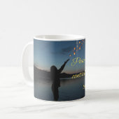 Motivational Quote Mug: Finding Peace Koffiemok (Voorkant links)