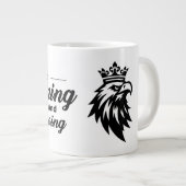 Motivational Quote Mug with Eagle Grote Koffiekop (Voorkant rechts)