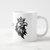 Motivational Quote Mug with Eagle Grote Koffiekop (Rechts)