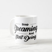  Motivational Quote Mug with Eagle Koffiemok (Voorkant links)