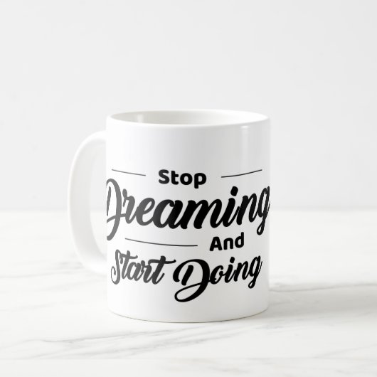  Motivational Quote Mug with Eagle Koffiemok (Voorkant links)