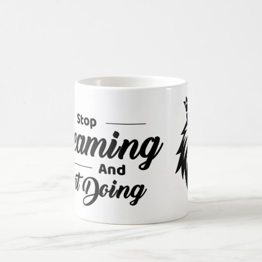  Motivational Quote Mug with Eagle Koffiemok (Center)