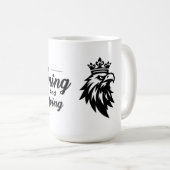  Motivational Quote Mug with Eagle Koffiemok (Voorkant rechts)