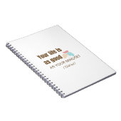 Motivational Quote Notebook - Your Life Is As Good Notitieboek (Rechterzijde)