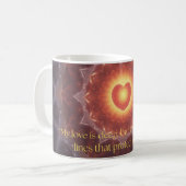 Motivational Quote on Love Mug Koffiemok (Voorkant links)