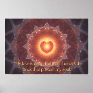 Motivational Quote on Love Poster