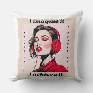Motivational Quote Pillow Kussen