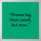 MOTIVATIONAL QUOTE POSTER (Voorkant)