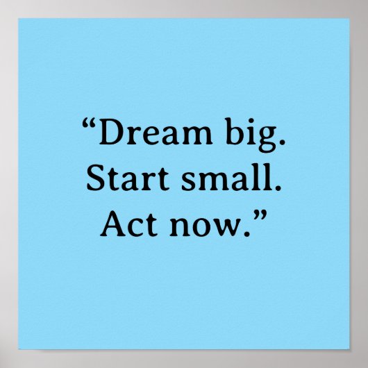 MOTIVATIONAL QUOTE POSTER (Voorkant)