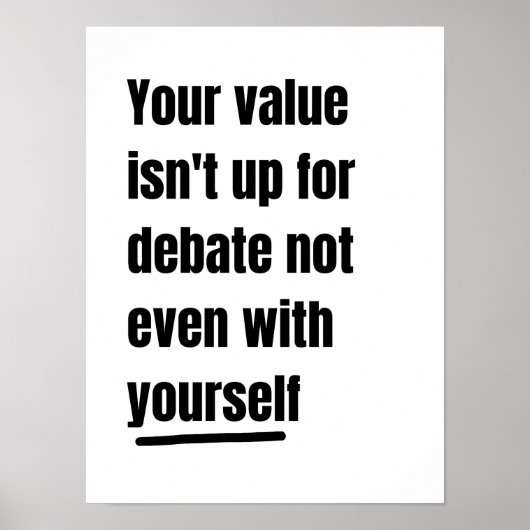 Motivational quote poster  (Voorkant)