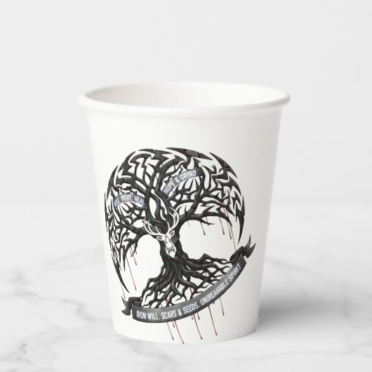 Motivational Quote Small Plastic Cup Papieren Bekers (Voorkant)