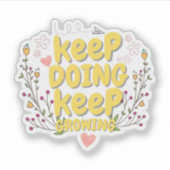 Motivational Quote Sticker  (Voorkant)