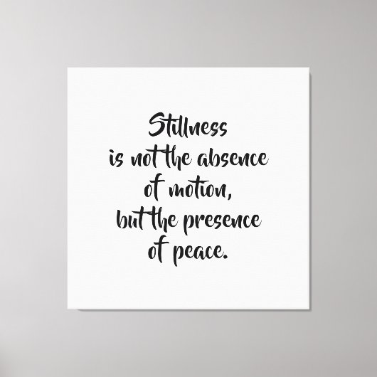 Motivational Quote Stretched Canvas Print (Voorkant)