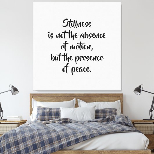 Motivational Quote Stretched Canvas Print (Insitu (Slaapkamer))