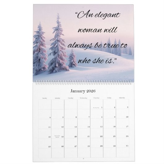 Motivational Quotes 2026 Calendar Kalender (Jan 2026)