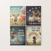 Motivational Quotes for Children's Rooms & Classro Legpuzzel (Verticaal)