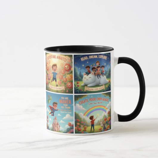 Motivational Quotes for Children's Rooms & Classro Mok (Rechts)