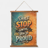 Motivational Quotes Hangend Wandkleed (Voorkant)