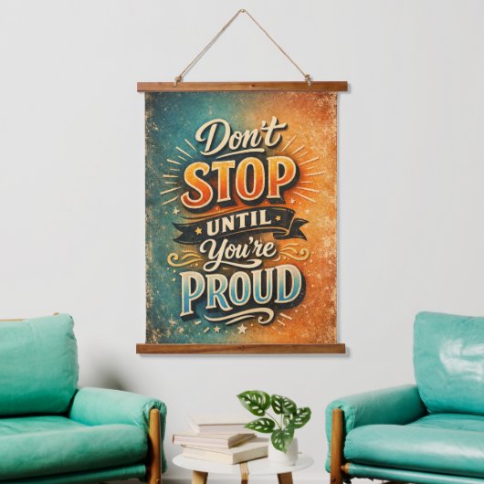 Motivational Quotes Hangend Wandkleed (Woonkamer)