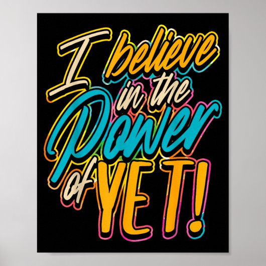 Motivational Quotes Inspirational Saying Message U Poster (Voorkant)