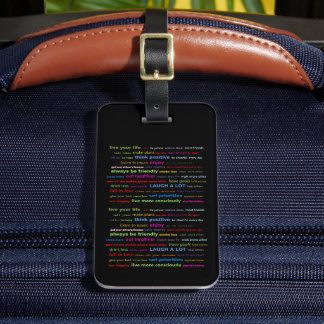  Motivational Quotes Luggage Tag Bagagelabel