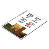 "Motivational Quotes Notebook – Dream Big, Hustle  Notitieboek (Linkerzijde)