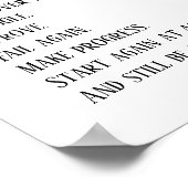 Motivational Quotes Poster White Background (Hoek)