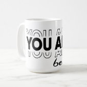 Motivational Quotes Tasse Koffiemok (Voorkant links)