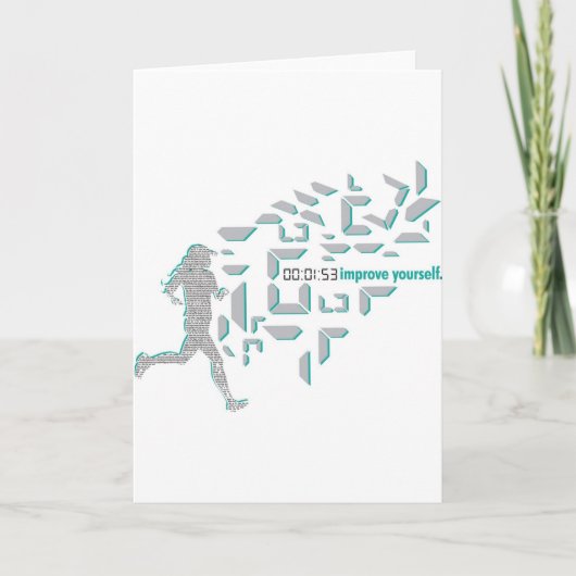 Motivational Running Kaart (Voorkant)