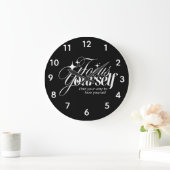 Motivational Self-Love Wall Clock  Grote Klok (Huis)