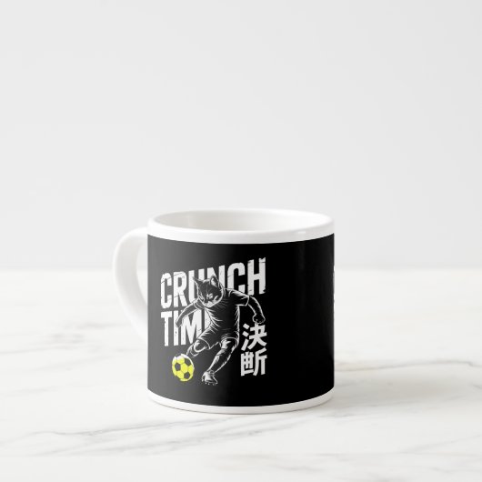 Motivational Soccer Cat Gift for Teammates & Coach Espresso Kop (Links)