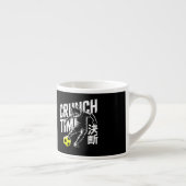 Motivational Soccer Cat Gift for Teammates & Coach Espresso Kop (Rechts)