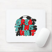 Motivational Soccer Fan Tee  Muismat (Met muis)